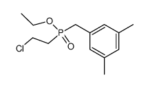 ethyl (2-chloroethyl)(3,5-dimethylbenzyl)phosphinate Structure