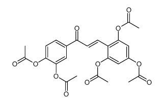 2,3',4,4',6-Pentaacetoxy-chalkon Structure