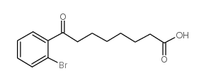 8-(2-bromophenyl)-8-oxooctanoic acid Structure