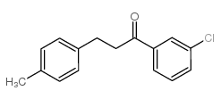 3'-CHLORO-3-(4-METHYLPHENYL)PROPIOPHENONE Structure