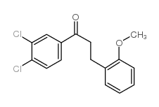 3',4'-DICHLORO-3-(2-METHOXYPHENYL)PROPIOPHENONE structure