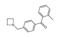 4'-AZETIDINOMETHYL-2-METHYLBENZOPHENONE Structure