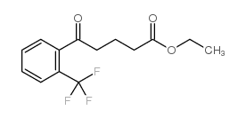 ETHYL 5-OXO-5-(2-TRIFLUOROMETHYLPHENYL)VALERATE结构式