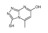 5-methyl-3-sulfanylidene-1,2-dihydro-[1,2,4]triazolo[4,3-a]pyrimidin-7-one Structure