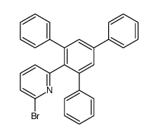 2-bromo-6-(2,4,6-triphenylphenyl)pyridine Structure
