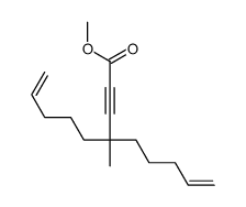 methyl 4-methyl-4-pent-4-enylnon-8-en-2-ynoate结构式