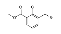 methyl 3-(bromomethyl)-2-chlorobenzoate结构式