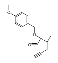 (2R,3R)-2-[(4-methoxyphenyl)methoxy]-3-methylhex-5-ynal结构式