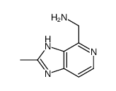 (2-methyl-1H-imidazo[4,5-c]pyridin-4-yl)methanamine结构式