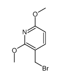 3-(溴甲基)-2,6-二甲氧基吡啶结构式