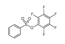 Phenol, 2,3,4,5,6-pentafluoro-, 1-benzenesulfonate结构式