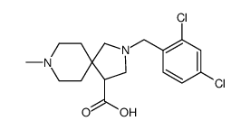 2,8-Diazaspiro[4.5]decane-4-carboxylic acid, 2-[(2,4-dichlorophenyl)methyl]-8-methyl结构式