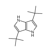 3,6-di-tert-butyl-1,4-dihydropyrrolo(3,2-b)pyrrole Structure