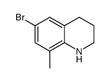 6-bromo-8-methyl-1,2,3,4-tetrahydroquinoline Structure