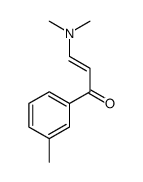 (E)-3-(dimethylamino)-1-(3-methylphenyl)prop-2-en-1-one结构式