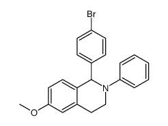 1-(4-bromophenyl)-6-methoxy-2-phenyl-3,4-dihydro-1H-isoquinoline Structure