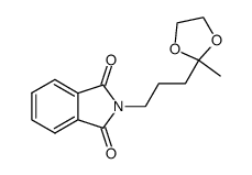 N-[3-(2-methyl-[1,3]dioxolan-2-yl)-propyl]-phthalimide Structure