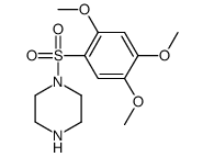 1-(2,4,5-trimethoxyphenyl)sulfonylpiperazine结构式