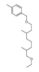 1-[(8-ethoxy-3,7-dimethyloctoxy)methyl]-4-methylbenzene Structure