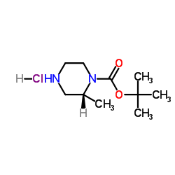 (R)-2-甲基-1-哌嗪甲酸叔丁酯盐酸盐图片