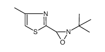 2-tert-butyl-3-(4-methylthiazol-2-yl)oxaziridine Structure