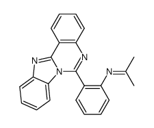 2-benzo[4,5]imidazo[1,2-c]quinazolin-6-yl-N-isopropylidene-aniline结构式