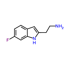 2-(6-Fluoro-1H-indol-2-yl)ethanamine structure