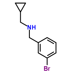 N-(Cyclopropylmethyl)-3-bromo-benzylamine Structure