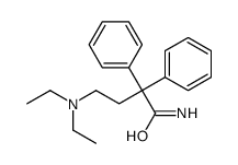4-(diethylamino)-2,2-diphenylbutanamide结构式