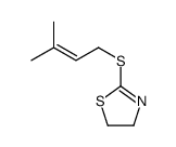 4,5-Dihydro-2-[(3-methyl-2-buten-1-yl)thio]thiazole picture