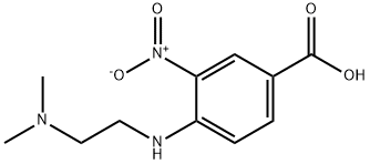 4-{[2-(dimethylamino)ethyl]amino}-3-nitrobenzoic acid结构式