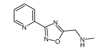 N-Methyl-1-[3-(2-pyridinyl)-1,2,4-oxadiazol-5-yl]methanamine Structure