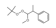 (1-(tert-butylperoxy)-1-methoxypropan-2-yl)benzene结构式