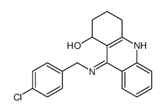 9-[(4-chlorophenyl)methylamino]-1,2,3,4-tetrahydroacridin-1-ol Structure