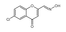 6-chloro-4-oxo-4H-1-benzopyran-2-carboxaldehyde Structure