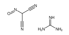 guanidine, compound with nitrosopropanedinitrile (1:1) Structure