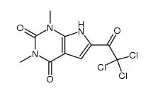 6-trichloroacetyl-1,3-dimethylpyrrolo[2,3-d]pyrimidine-2,4-dione Structure