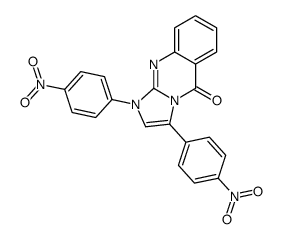 1,3-bis(4-nitrophenyl)imidazo[2,1-b]quinazolin-5-one Structure