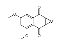 2,3-epoxy-5,7-dimethoxy-2,3-dihydro-[1,4]naphthoquinone结构式