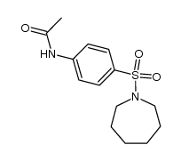 N-[4-(azepan-1-ylsulfonyl)phenyl]acetamide结构式