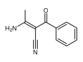 3-amino-2-benzoyl-crotononitrile结构式