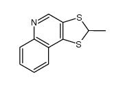 2-methyl-[1,3]dithiolo[4,5-c]quinoline Structure