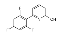 6-(2,4,6-trifluorophenyl)-1H-pyridin-2-one结构式