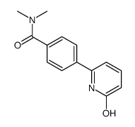 N,N-dimethyl-4-(6-oxo-1H-pyridin-2-yl)benzamide结构式