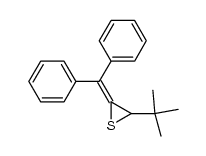 1-tert-butyl-3,3-diphenyl-thioallene episulfide Structure