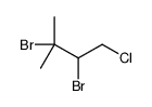 2,3-dibromo-1-chloro-3-methylbutane Structure