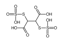 2,3-bis(sulfosulfanyl)butanedioic acid结构式