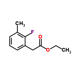 Ethyl (2-fluoro-3-methylphenyl)acetate Structure