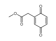 methyl 2-(3,6-dioxocyclohexa-1,4-dien-1-yl)acetate结构式