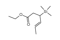 (+/-)-ethyl E-3-trimethylsilylhex-4-enoate结构式